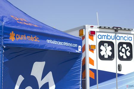Transporte sanitario para eventos de Ambulàncies Catalunya