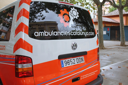 Nuevo vehículo de logística de Ambulàncies Catalunya
